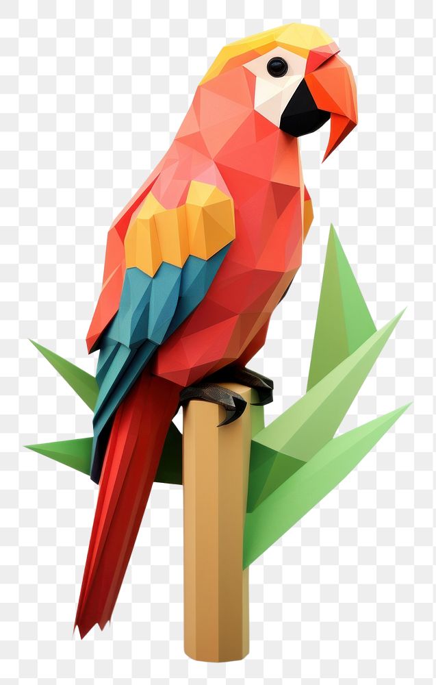PNG  A parrot animal bird wildlife. AI generated Image by rawpixel.
