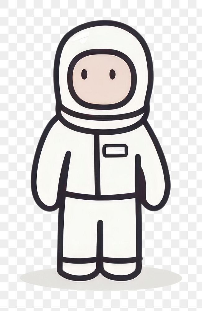 PNG Astronaut cartoon drawing sketch. AI generated Image by rawpixel.