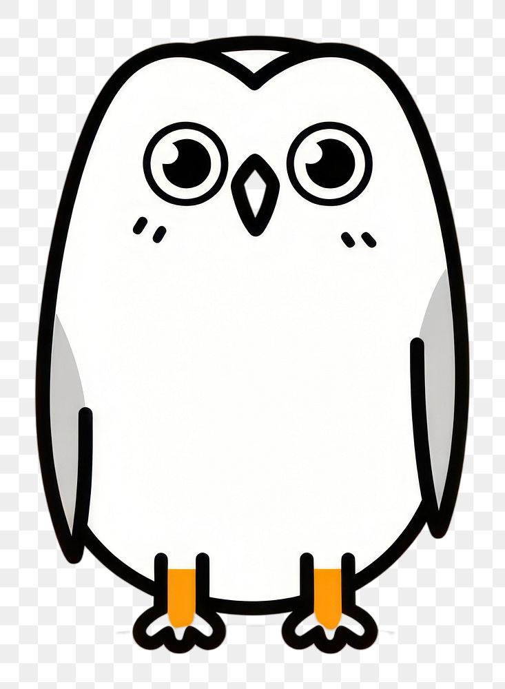 PNG Owl cartoon animal bird. AI generated Image by rawpixel.