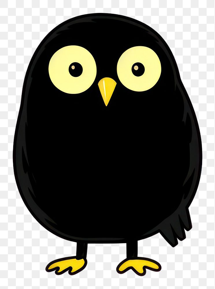 PNG Owl penguin cartoon animal. AI generated Image by rawpixel.