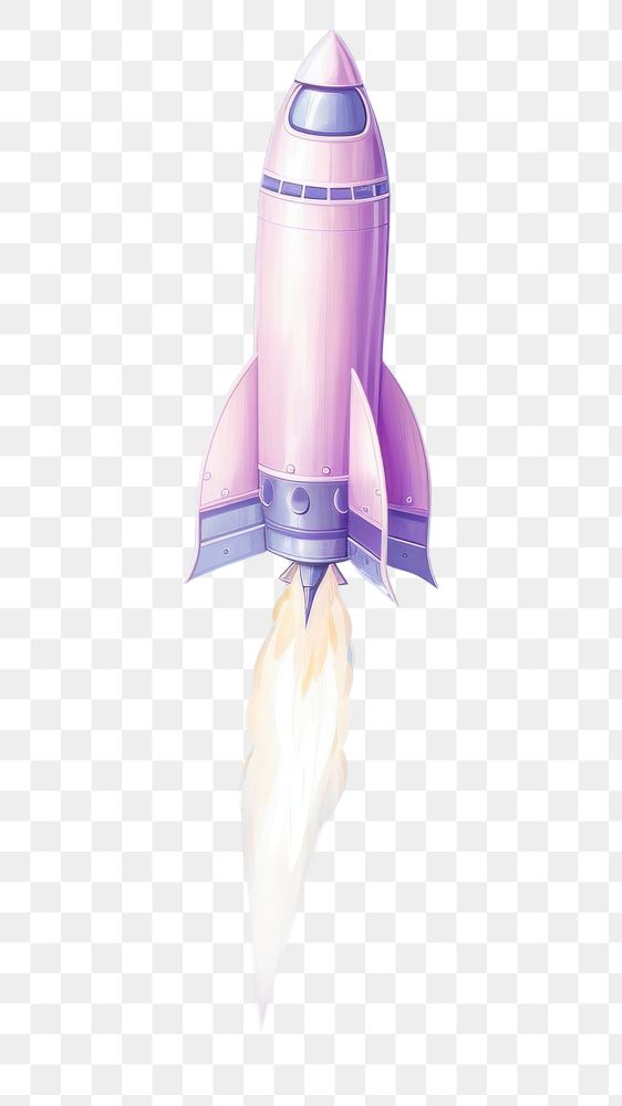 PNG Rocket space ship aircraft vehicle purple. AI generated Image by rawpixel.