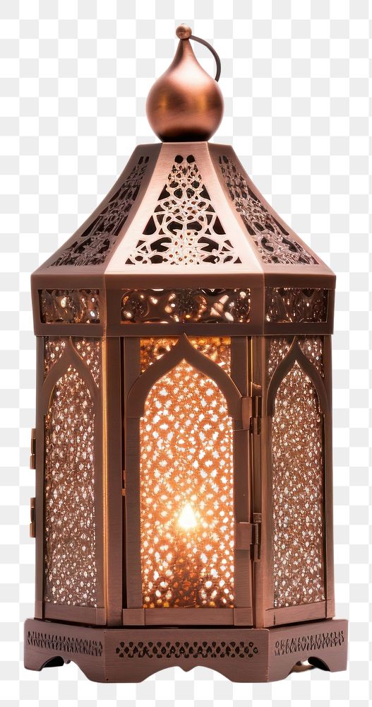 PNG Arabesque lantern lamp white background architecture. 