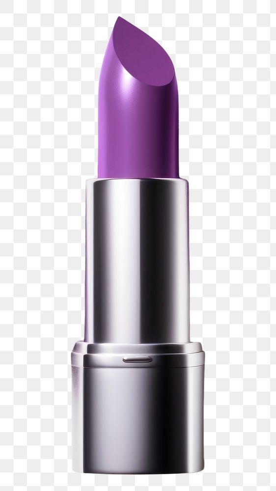 PNG  Purple lipstick cosmetics freshness lavender. AI generated Image by rawpixel.