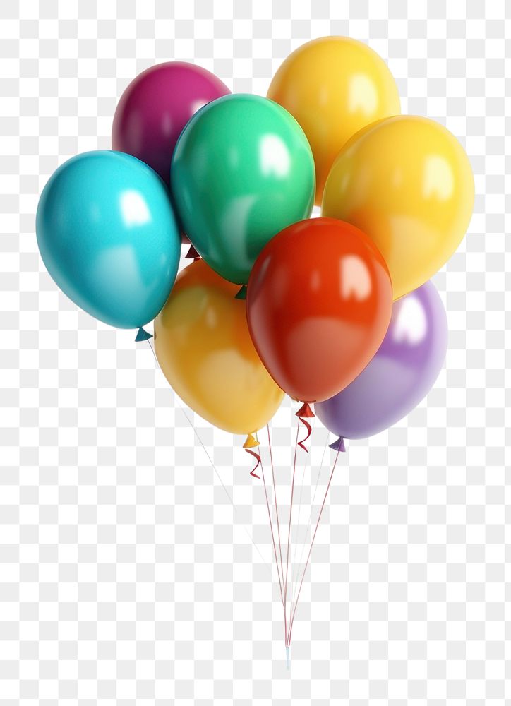 PNG Balloons balloon anniversary celebration. 