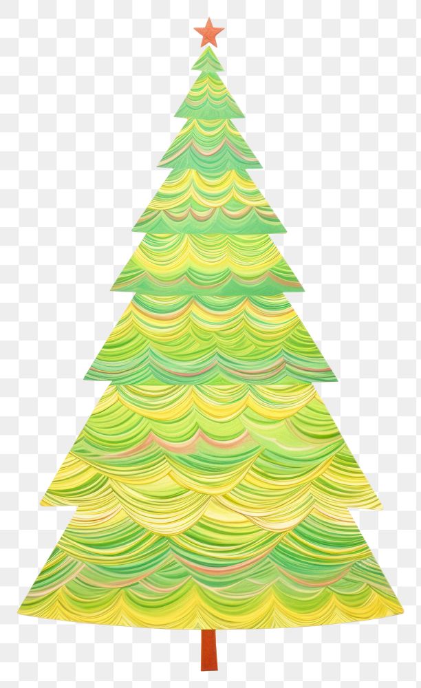 PNG Christmas tree decorate white background anticipation celebration. AI generated Image by rawpixel.