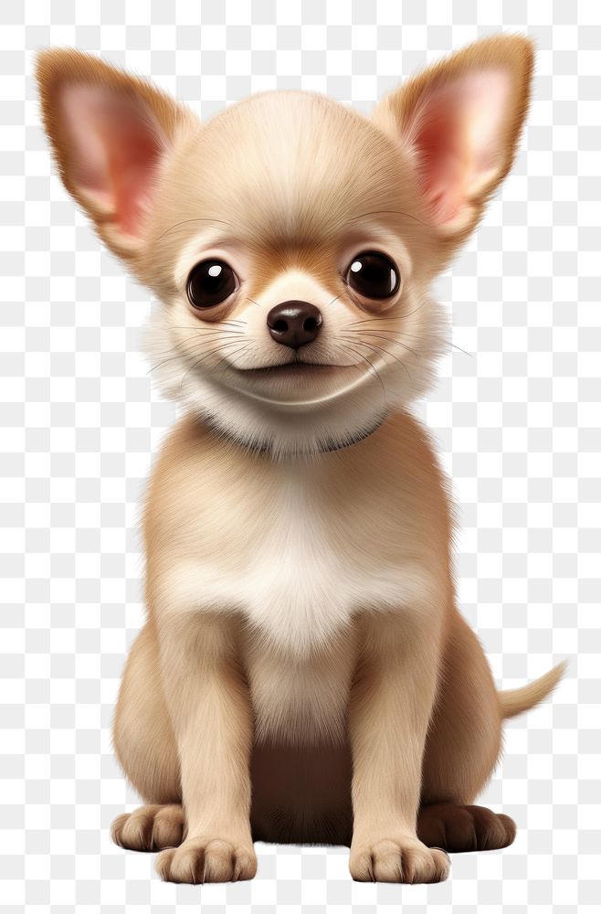 PNG A baby Chihuahua dog chihuahua mammal animal. AI generated Image by rawpixel.