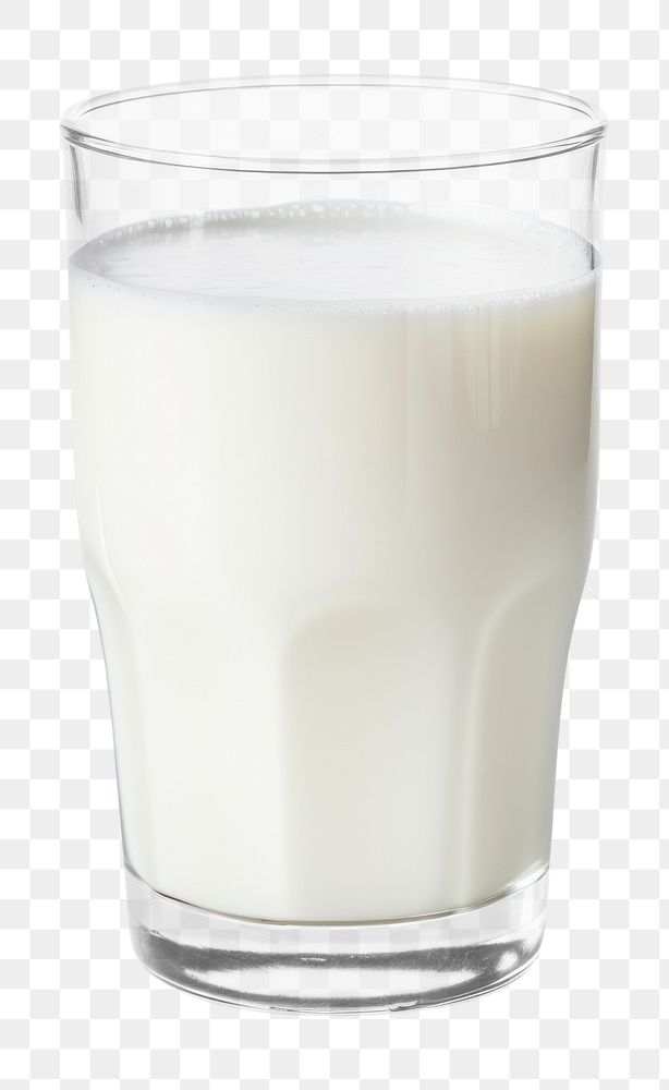 PNG Milk in a glass milk dairy drink. AI generated Image by rawpixel.