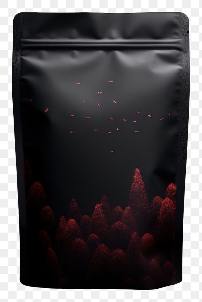 PNG  Espresso pouch coffee plant darkness produce. AI generated Image by rawpixel.