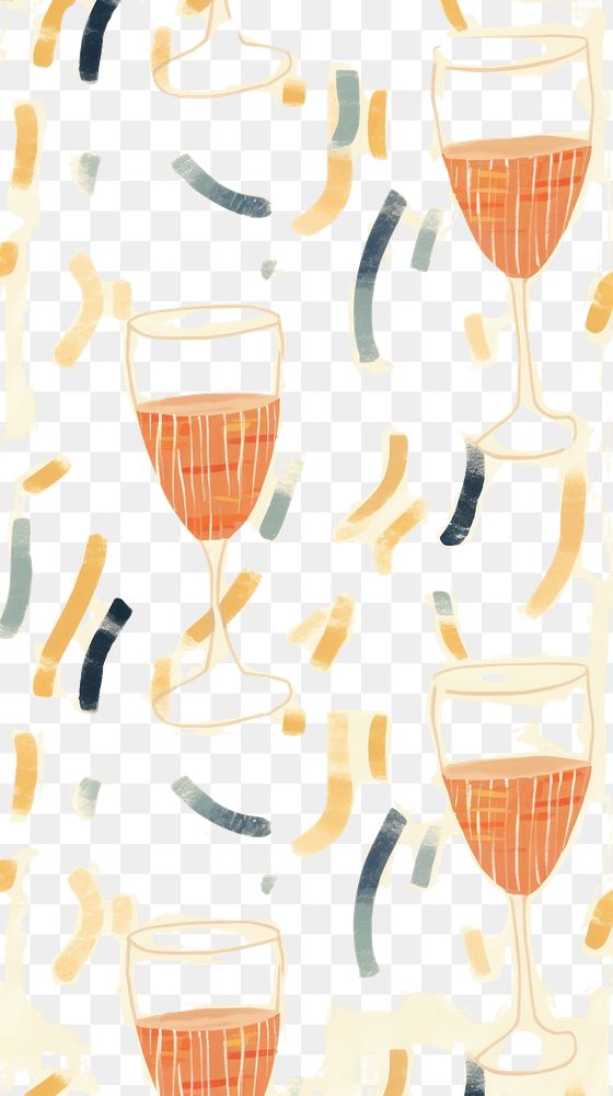 PNG Champagne glass pattern drink refreshment backgrounds. 