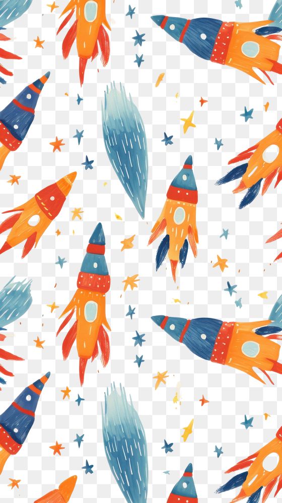 PNG Rocket pattern backgrounds creativity weaponry. AI generated Image by rawpixel.