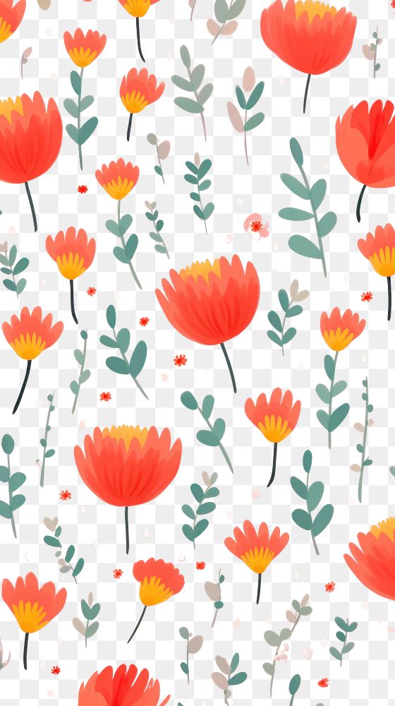 PNG Flower pattern backgrounds petal plant. AI generated Image by rawpixel.