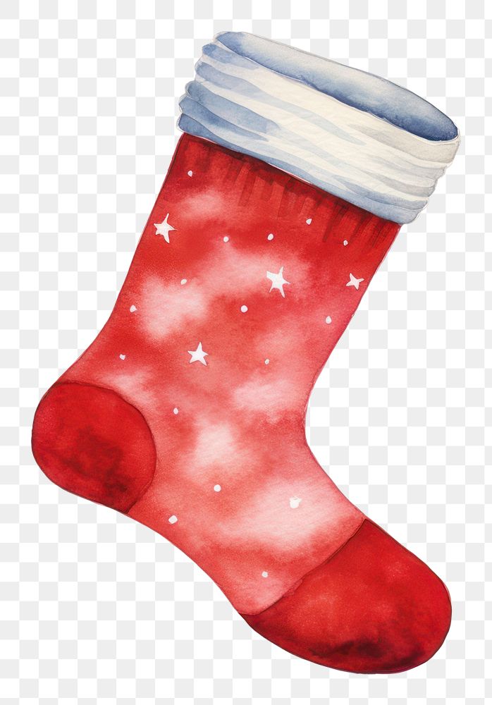 PNG Christmas wool sock christmas white background celebration. AI generated Image by rawpixel.