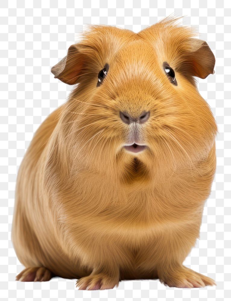 PNG  Guinea pig hamster mammal animal. AI generated Image by rawpixel.