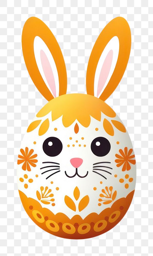 PNG Easter bunny egg white background anthropomorphic. AI generated Image by rawpixel.