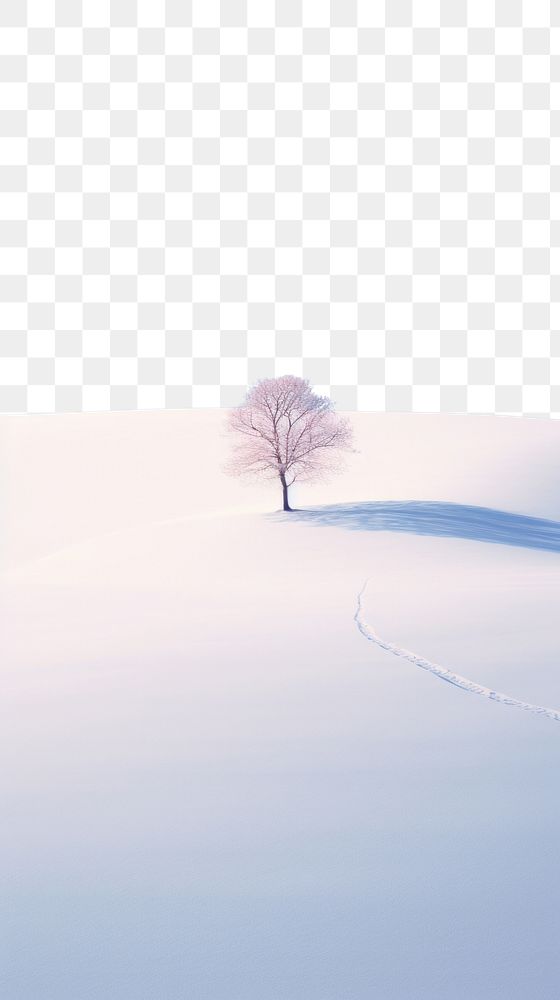 PNG Snow landscape outdoors horizon. AI generated Image by rawpixel.