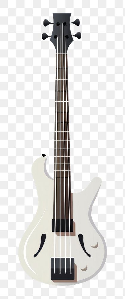 PNG  A bass guitar string white background. AI generated Image by rawpixel.