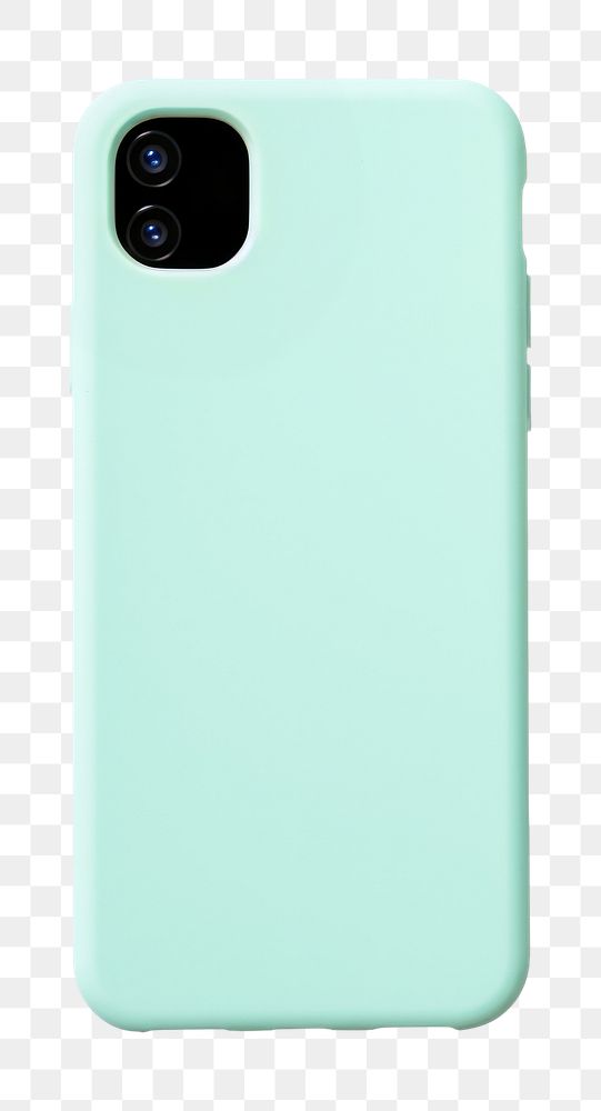 PNG A silicone phone case white background mobile phone electronics. AI generated Image by rawpixel.