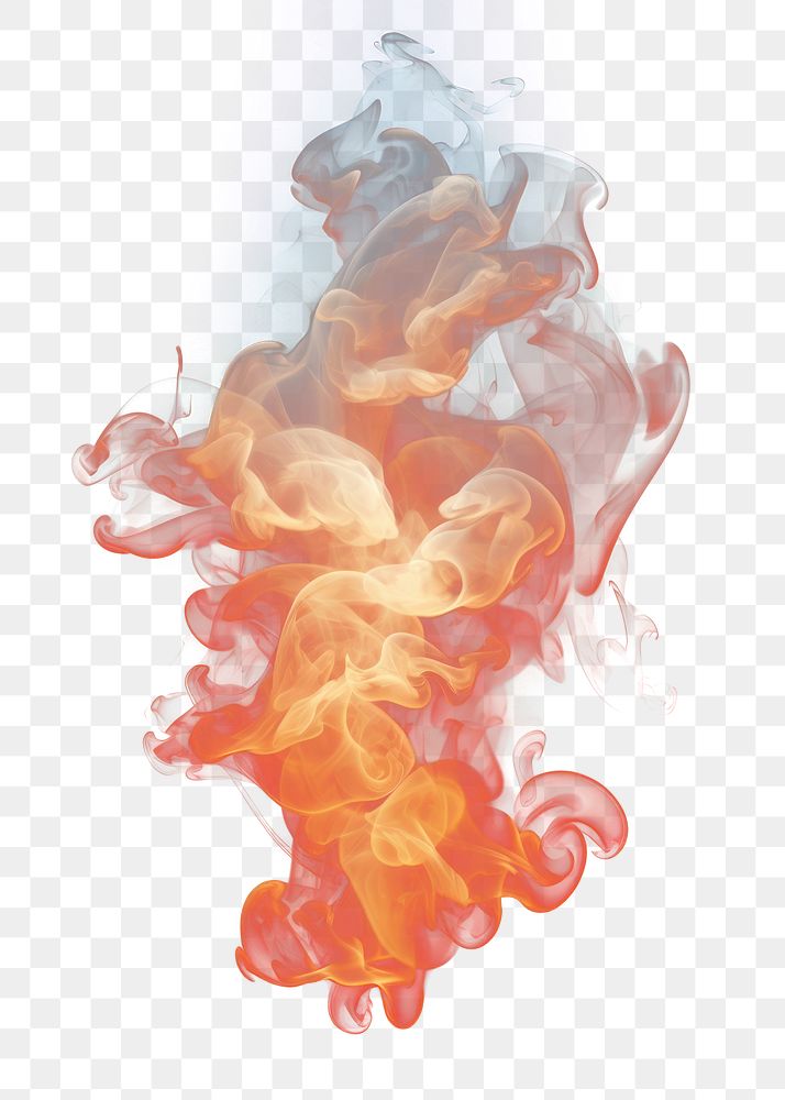 PNG A simple smoke Cloud isolated on clear solid background light fire black background. AI generated Image by rawpixel.