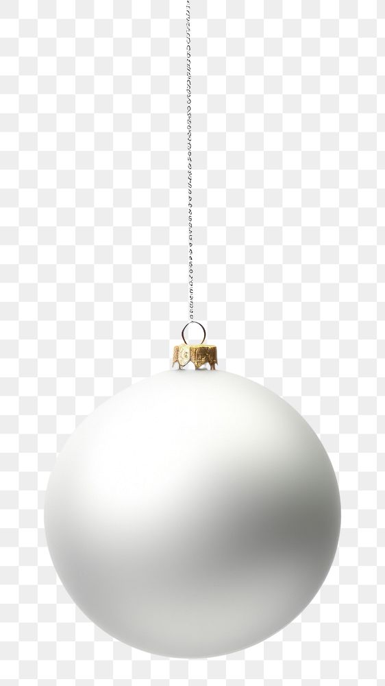 PNG  Christmas ball hanging at a rope christmas white illuminated. AI generated Image by rawpixel.