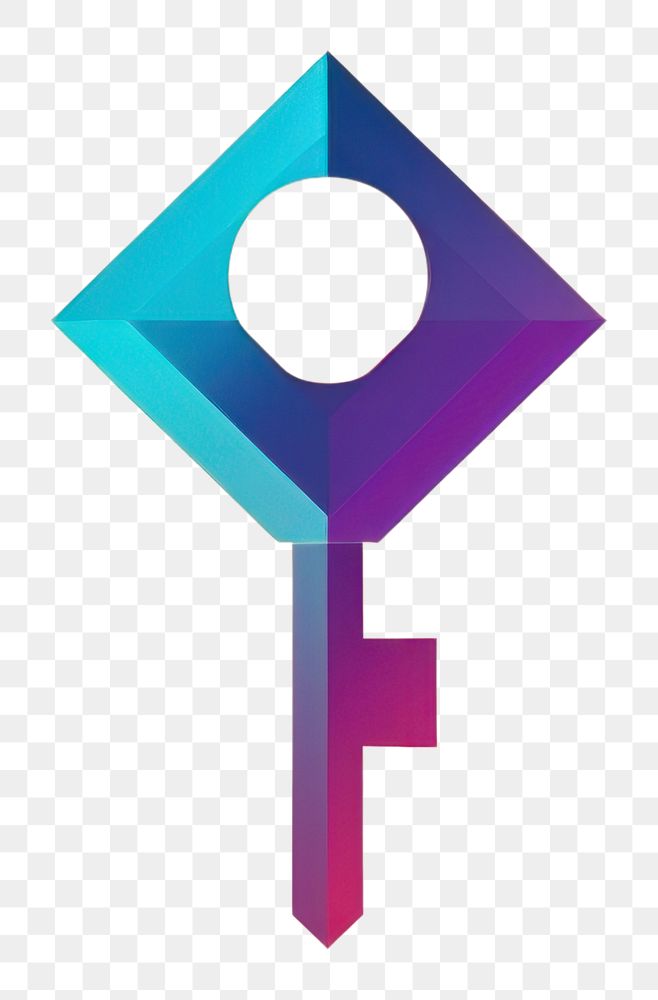 PNG Key symbol circle purple. AI generated Image by rawpixel.