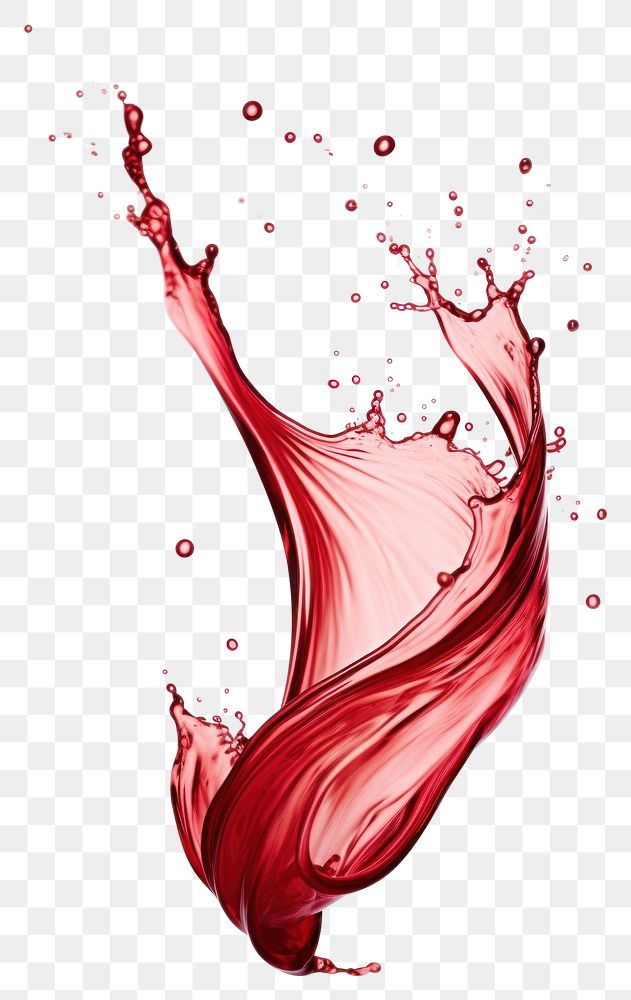 PNG Beautiful red color wine water swish drink refreshment splattered. AI generated Image by rawpixel.