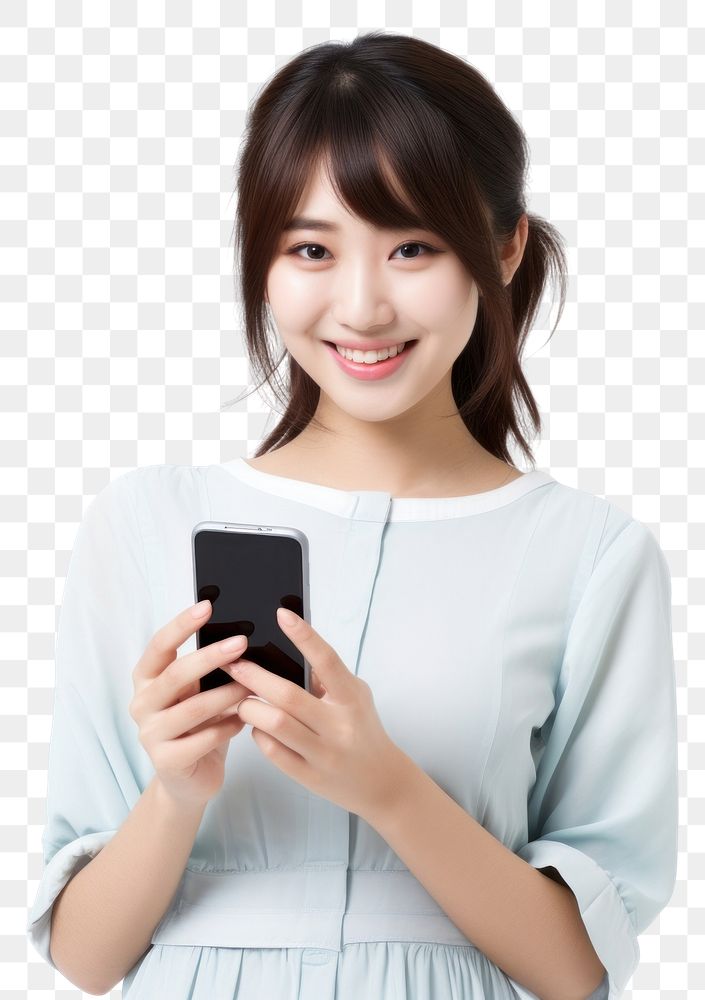 PNG Japanese girl a happy and smiling Face portrait smile adult. AI generated Image by rawpixel.