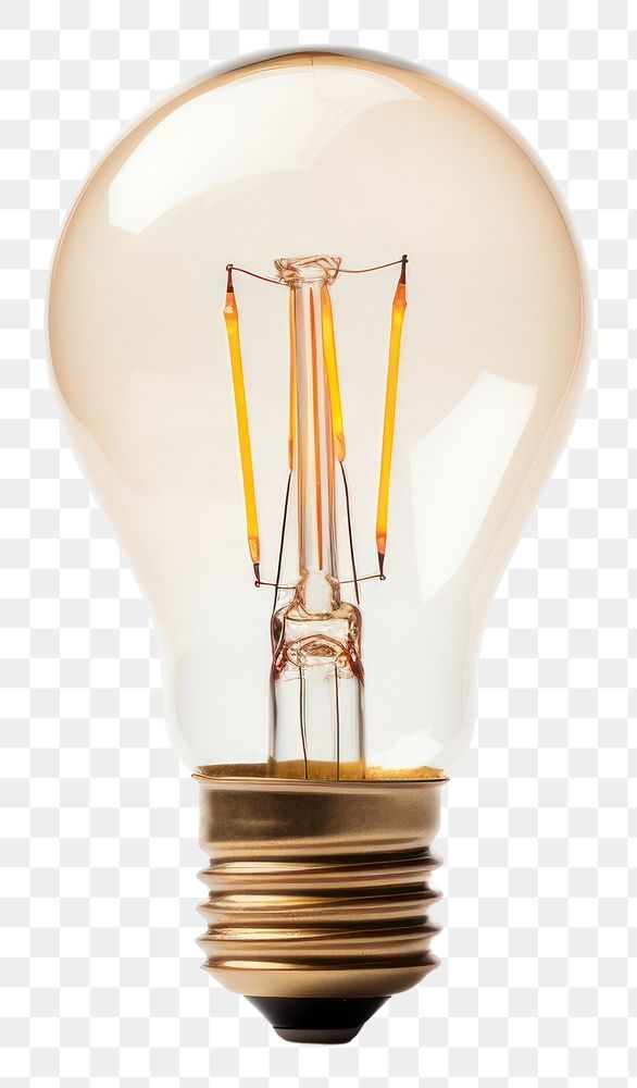PNG Classic lightbulb white background electricity illuminated. AI generated Image by rawpixel.