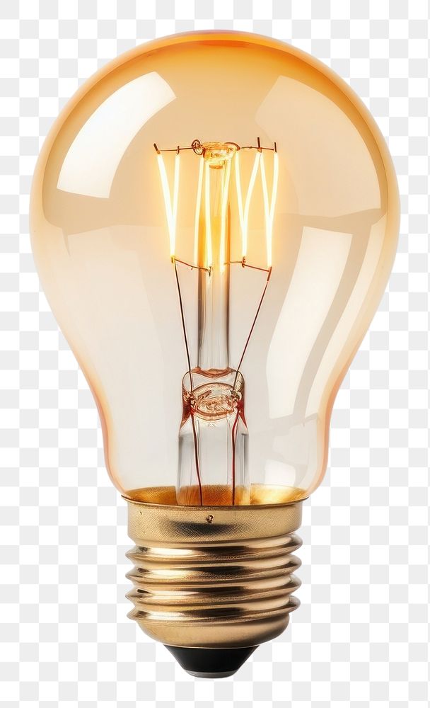 PNG Classic lightbulb lamp white background electricity. AI generated Image by rawpixel.