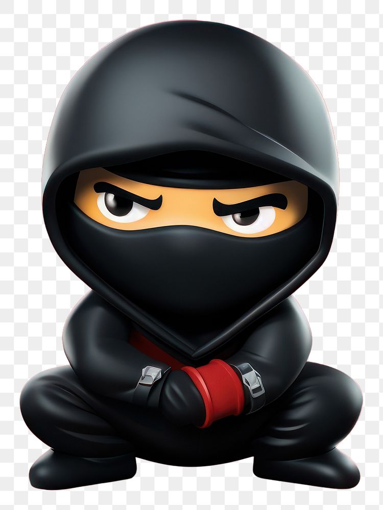 PNG Ninja cartoon representation protection. AI generated Image by rawpixel.