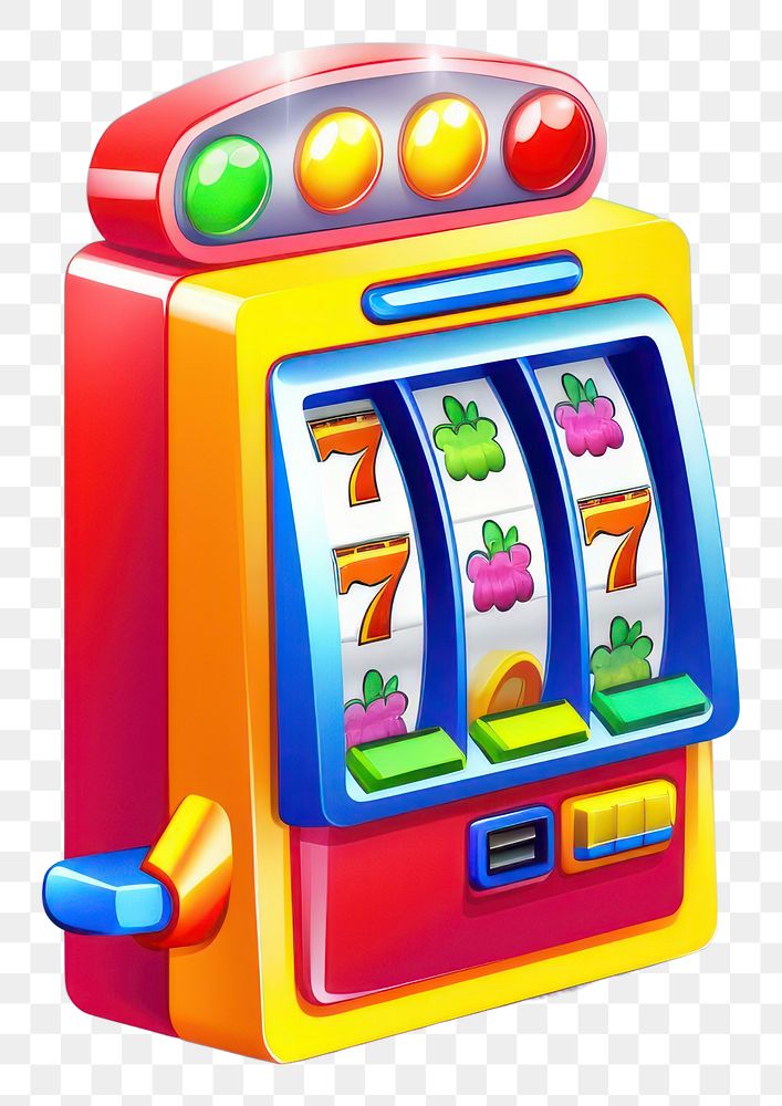 PNG Slot machine gambling game opportunity. AI generated Image by rawpixel.