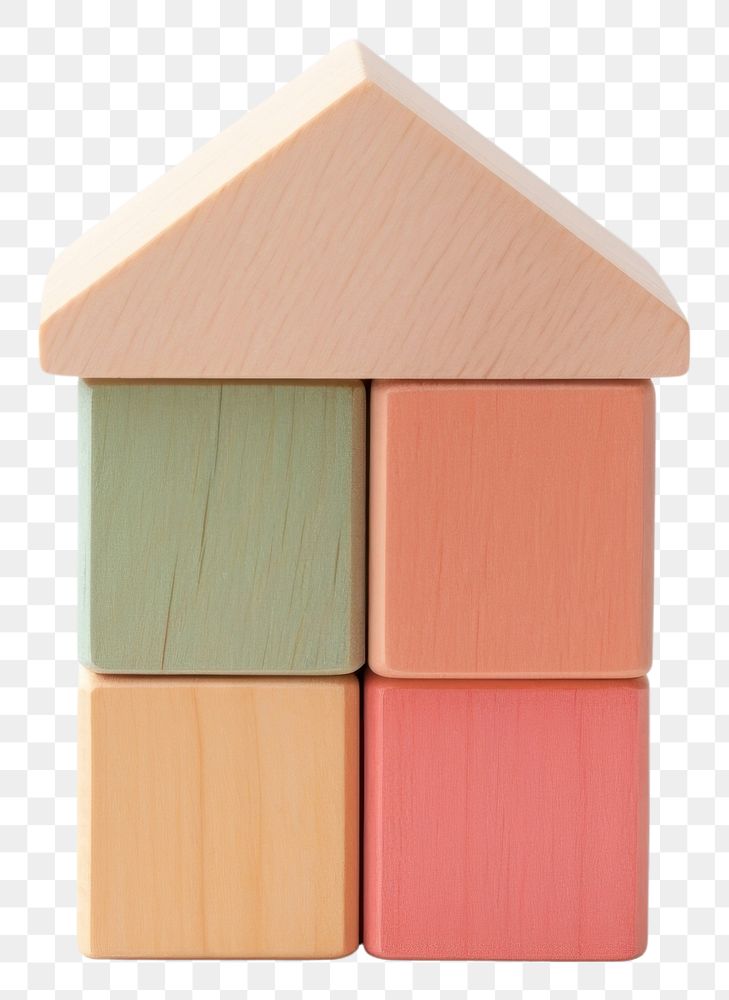 PNG  House wooden block architecture playhouse dollhouse. AI generated Image by rawpixel.