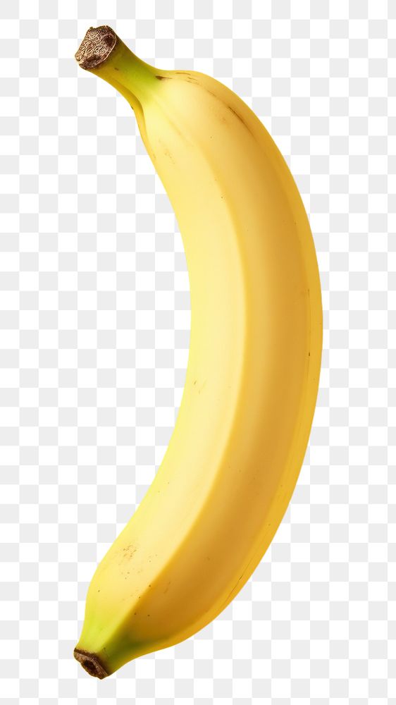 PNG  Peeled Banana banana yellow food. AI generated Image by rawpixel.