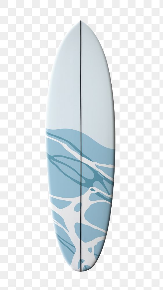 Surfboard png surfing equipment, transparent background