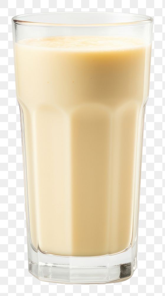 PNG Banana smoothie glass milkshake drink. AI generated Image by rawpixel.