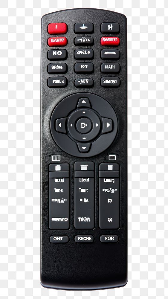 PNG TV remote control electronics multimedia technology. AI generated Image by rawpixel.