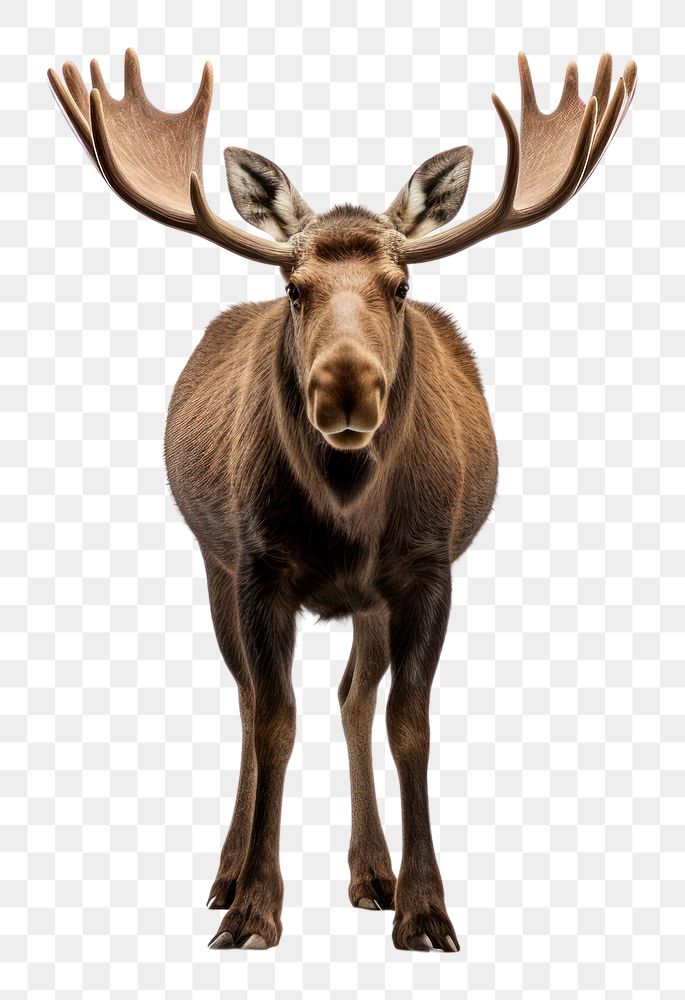 PNG Moose wildlife animal mammal. AI generated Image by rawpixel.