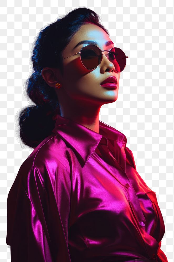 PNG Thai woman portrait photography sunglasses. AI generated Image by rawpixel.