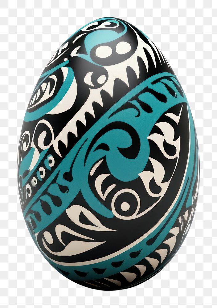 PNG Easter egg simple design white background tradition turquoise. AI generated Image by rawpixel.