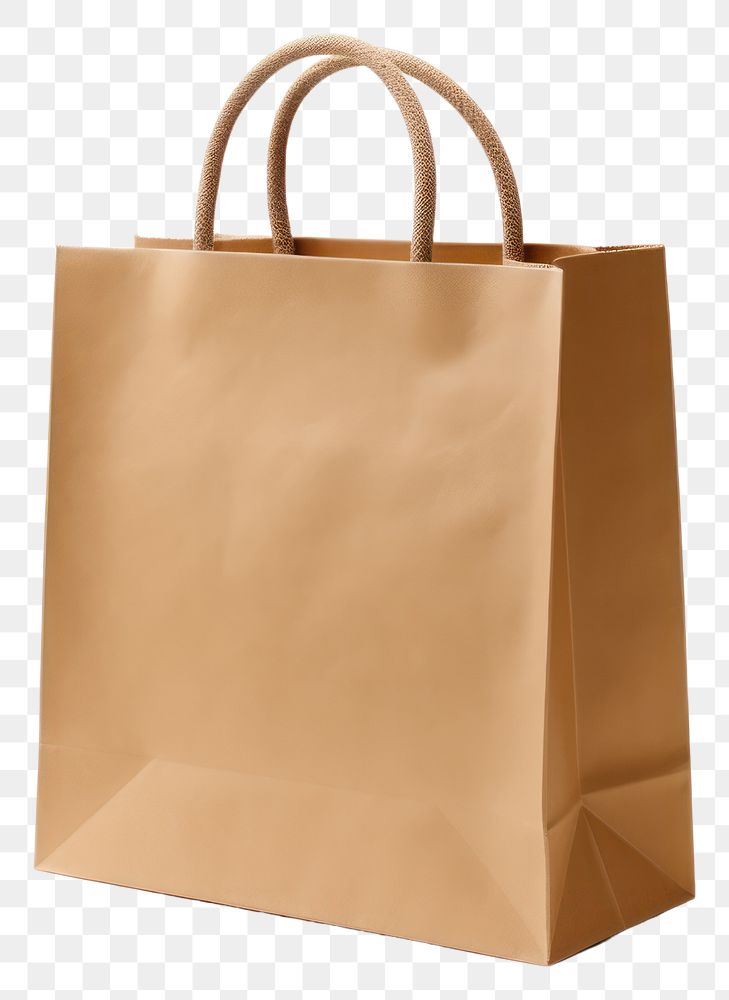 PNG Paper grocery shopping bag handbag white background accessories. AI generated Image by rawpixel.