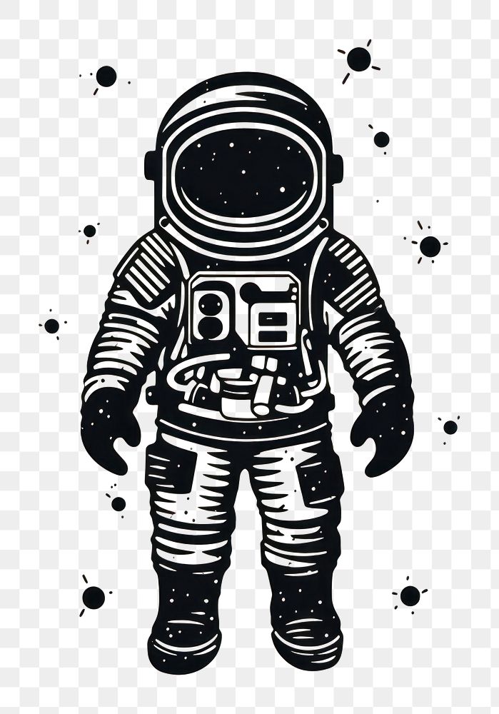 PNG Astronaut stencil space standing. | Premium PNG - rawpixel