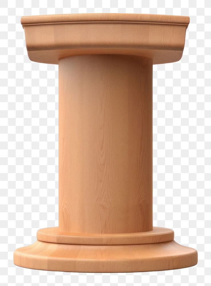 PNG Minimal podium shape architecture column wood. AI generated Image by rawpixel.