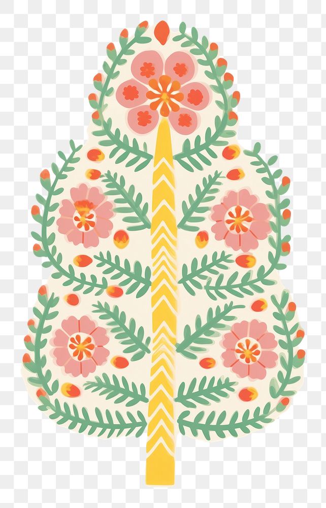 PNG Pine art christmas pattern. AI generated Image by rawpixel.
