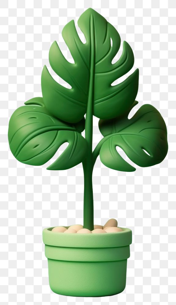 PNG Monstera plant green leaf tree. AI generated Image by rawpixel.
