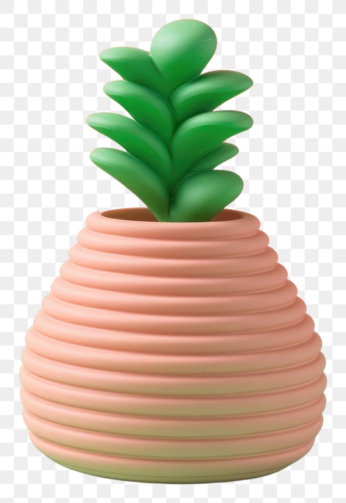 PNG Indoor plant vase clay art. AI generated Image by rawpixel.