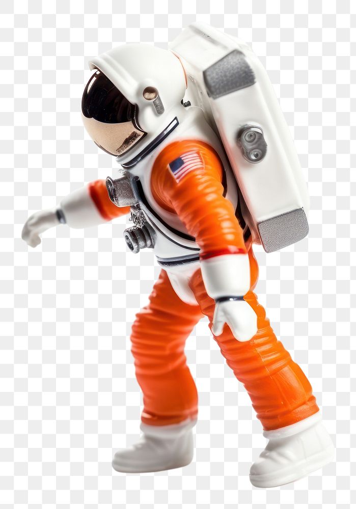 PNG Astronaut robot toy white background. AI generated Image by rawpixel.