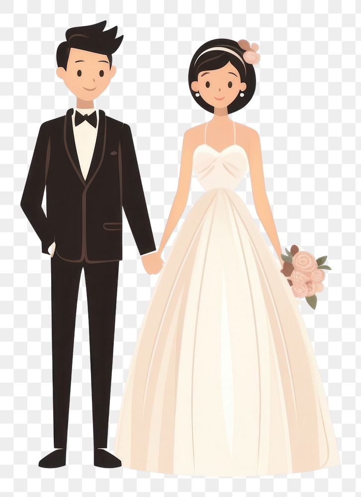 PNG Groom and bride fashion | Free PNG - rawpixel