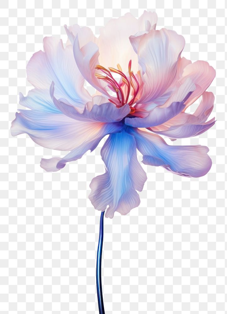 PNG Peony flower blossom petal. AI generated Image by rawpixel.