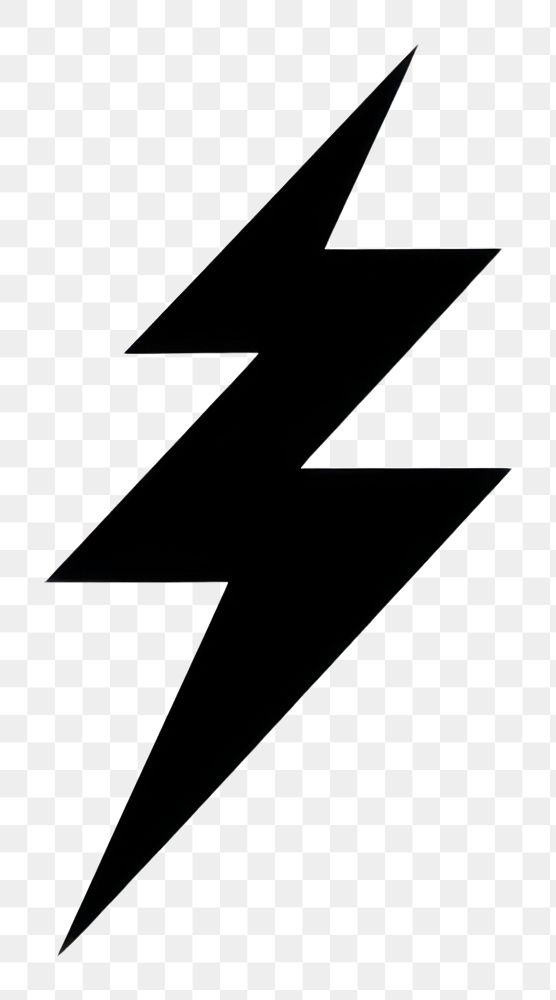 PNG Lightning bolt logo lightning symbol. AI generated Image by rawpixel.