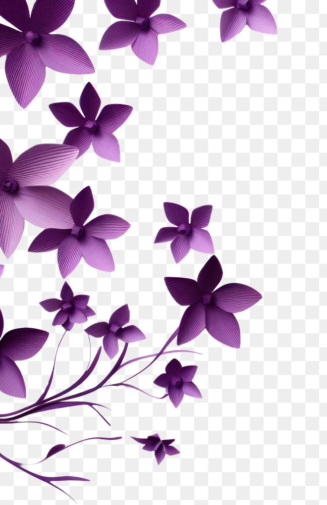 PNG Purple flower backgrounds pattern petal. AI generated Image by rawpixel.