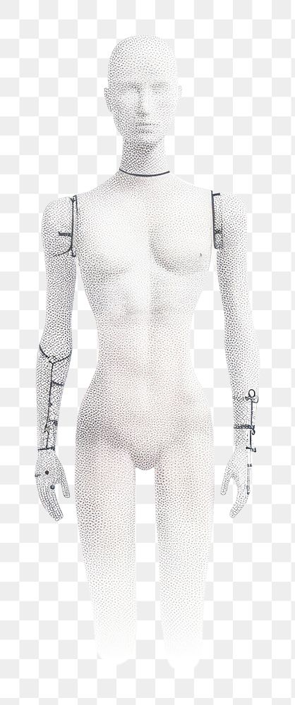PNG Robot mannequin white white background. AI generated Image by rawpixel.
